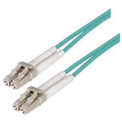 OM3 50/125 10G多模OFNR光缆，联夹双芯LC/联夹双芯LC，10米的图片