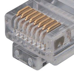 特优型超5类跳线，RJ45/RJ45，灰，60英尺（18.3米）的图片